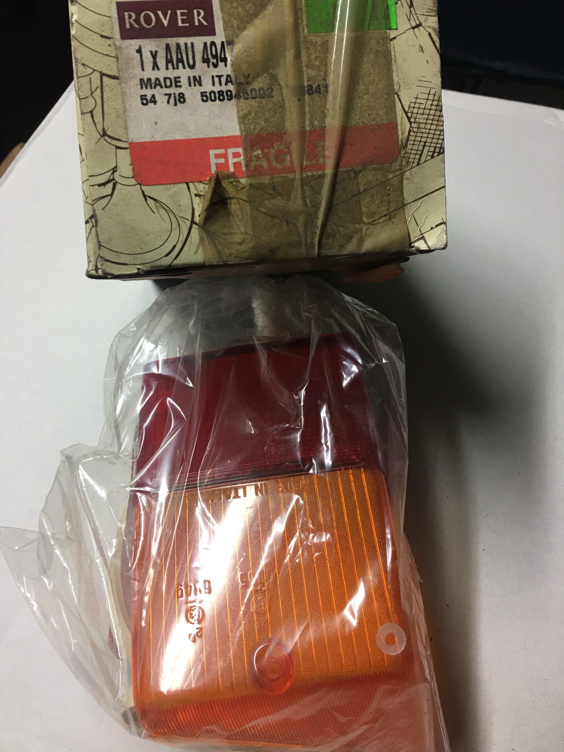 MINI - AUSTIN ROVER - LH STOP TAIL & FLASHER LENS - ALTISSIMO - Rear Headlight Left